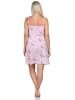 NORMANN Kurzarm Nachthemd Schmetterlingsprint - 85775 in rosa