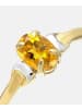 Diamant L'éternel Ring aus 375 Gelbgold mit Citrin