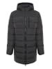 Threadbare Wintermantel THB Jacket Pike in Schwarz