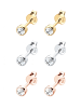 Elli Ohrringe 925 Rosegold in Silber