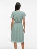 Vila Kleid mit V-Ausschnitt in Green Milieu
