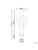 Beliani Kunstpflanze MAROCCO CEREUS in Grün - (W) 40 x (H) 115 x (L) 40 cm