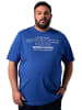 Men Plus Kurzarm T-Shirt in kobaltblau