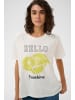 Kaffe T-Shirt kurzarm KAchelsea Loose fit in Chalk