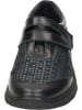 Comfortabel Klettverschluss-Schuhe, Slipper in schwarz
