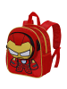 Marvel Rucksack Iron Man Bobblehead-Pocket in rot