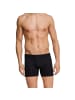 Schiesser Boxershort 2er Pack in Schwarz