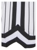 Urban Classics Urban Classics Herren Oversized Striped Mesh Tee in white/black