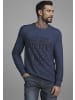 Man's World Rundhalsshirt in rauchblau