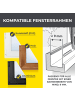 EASYmaxx EASYmaxx Moskitonetz - bis max. 110x130cm - selbstklebendes Klettband - 4er-Set