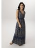Aniston SELECTED Sommerkleid in marine-camel