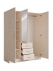 Feldmann-Wohnen Kleiderschrank Konso sandbeige 150,5 / 58 / 200,5cm