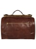 piké Doktortasche / Reisetasche LOMBARDIA MEDIUM echt Leder in braun