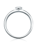 Trilani Ring aus Sterling Silber mit Zirkonia in silber
