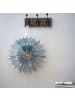 MARELIDA Papierstern Crystal Leuchtstern mit Band D: 50cm in blau