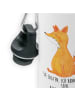 Mr. & Mrs. Panda Trinkflasche Einhorn Fuchs mit Spruch in Weiß