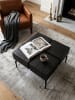 KADIMA DESIGN Couchtisch Mango Massivholz 60x60x40 cm Quadratisch mit in Schwarz