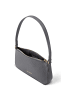 Lazarotti Bologna Leather Pochette Schultertasche Leder 22 cm in grey