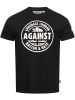 Lonsdale T-Shirt "Against Racism" in Schwarz