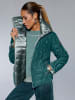 creation L Daunen-Wendejacke in petrol