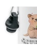 Mr. & Mrs. Panda Trinkflasche Quokka Happy mit Spruch in Weiß