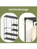 SONGMICS Kleiderschrank Rylan in Schwarz - (B)43 x (H)182 x (T)182 cm