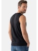 Ragman Unterhemd / Tanktop Basic in Weiß / schwarz