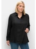 sheego Hemdbluse in schwarz