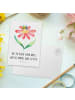 Mr. & Mrs. Panda Wanddeko Hummel Blume mit Spruch in Weiß