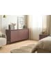 Beliani Sideboard NIKEA in Braun/Schwarz - (W) 165 x (H) 75 x (L) 40 cm