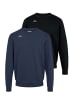 Kappa Pullover Logo Trullo in Black-Blue Marine