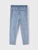 name it Stretch Jeans Gerade Bleached Denim Pants NKFBELLA in Hellblau