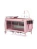 Chipolino Reisebett Bella 2 Ebenen in rosa