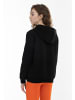 myMo Damen Kapuzenpullover in Schwarz