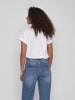 Vila Basic T-Shirt Kurzarm Fledermausärmel VIDREAMERS in Weiß