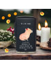 Mr. & Mrs. Panda Feuerzeug Capybara Blume mit Spruch in Schwarz