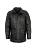 Bugatti Stepplederjacke Lammnappa in Schwarz