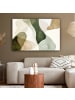 OnlyWow Leinwand Bilder Salbeigrün