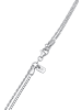 KUZZOI Halskette 925 Sterling Silber Kreuz in Silber