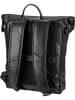 The Chesterfield Brand Rolltop Rucksack Liverpool 0309 in Black