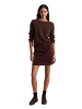Marc O'Polo Kurzer Samtrock in Black Cherry
