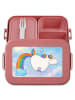 Mr. & Mrs. Panda MEPAL Bentobox Einhorn Fliegendes Pferd Design ... in Rot Pastell