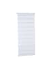 relaxdays 2x Doppelrollo in Weiß - (B)60 x (H)150 cm