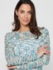 KOROSHI GESTRICKTES JERSEY in blau