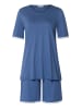 Hanro Schlafanzug Anouk in Slate blue