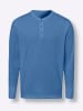 Sieh an! Langarmshirt in mittelblau
