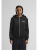 Mister Tee Mister Tee Feel The Pain Ladies Fluffy Zip Hoody in black