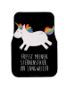 Mr. & Mrs. Panda Autoteppich Einhorn Happy mit Spruch in Schwarz