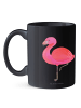 Mr. & Mrs. Panda Keramiktasse Flamingo Classic ohne Spruch in Schwarz