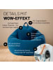 Lumaland Sitzsack Comfort 120l dunkelblau  Blau